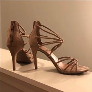 Strappy Nude Heel Sandals “A New Day” Size 6